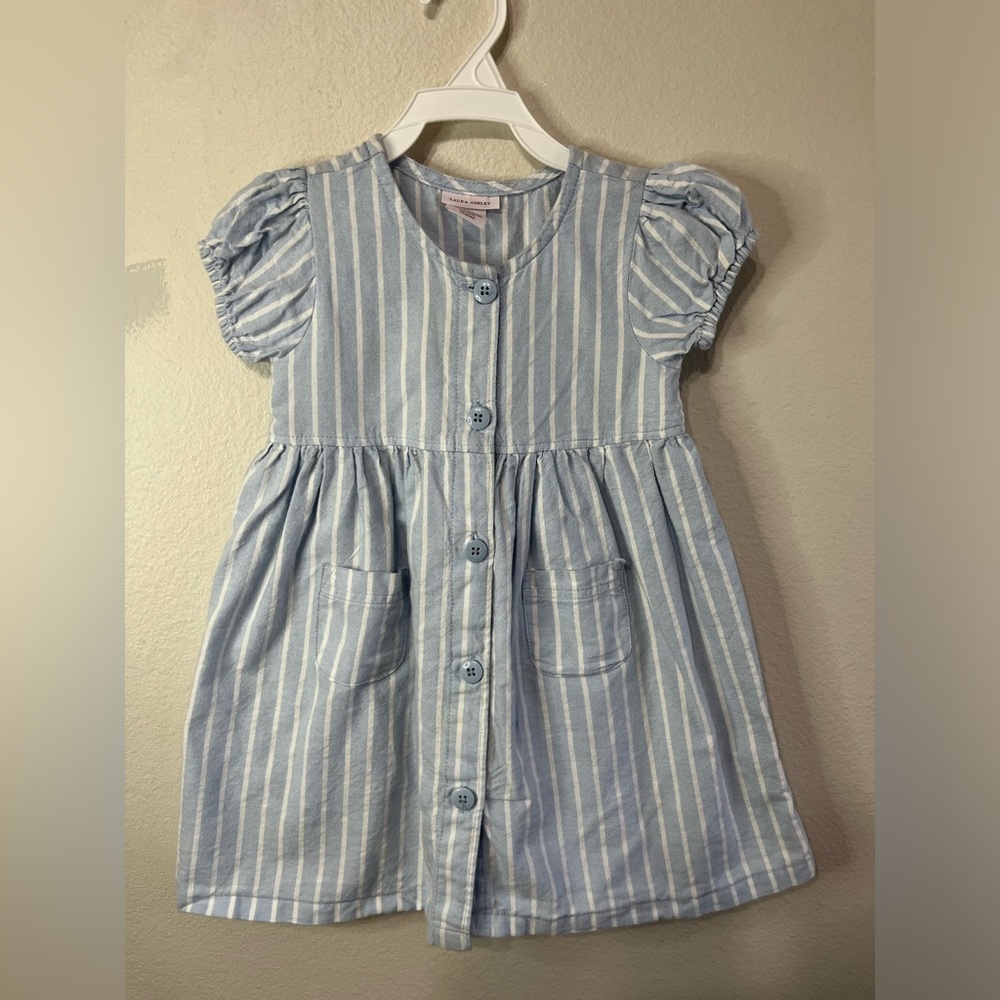 Striped light blue dress Toddler